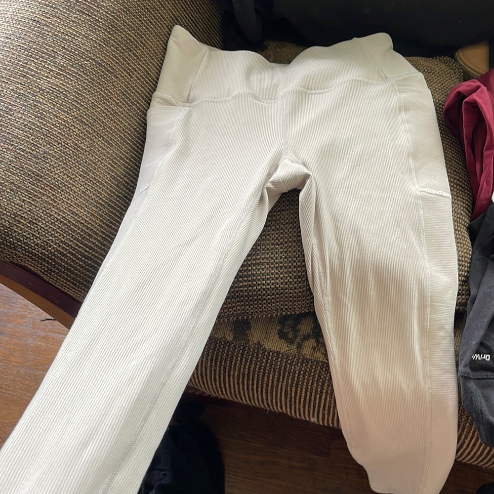 ribbed leggings w pockets